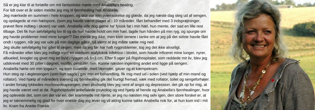 Anette Frankk udtalelse