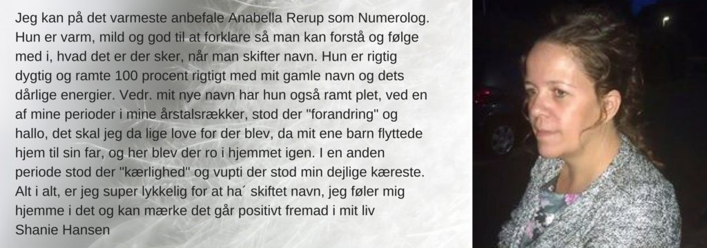 Shanie Hansen anbefaling