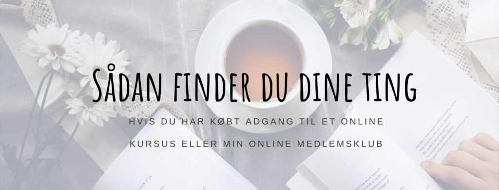 Sådan finder du dine materialer