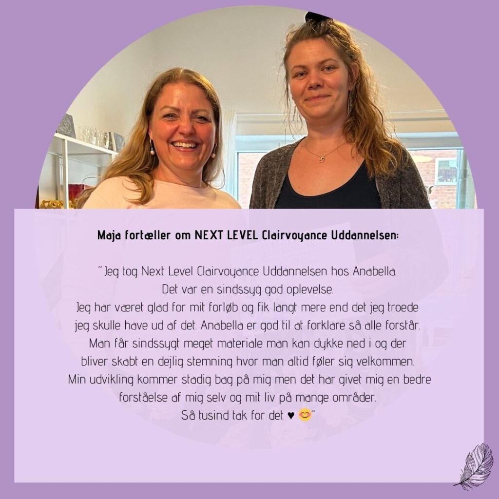 NEXT LEVEL Clairvoyance udd udtalelser Maja