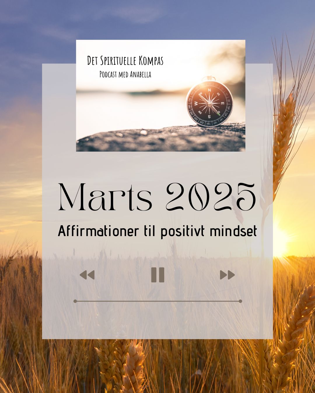 Daglig meditation & Affirmationer til marts 2025 med Anabella